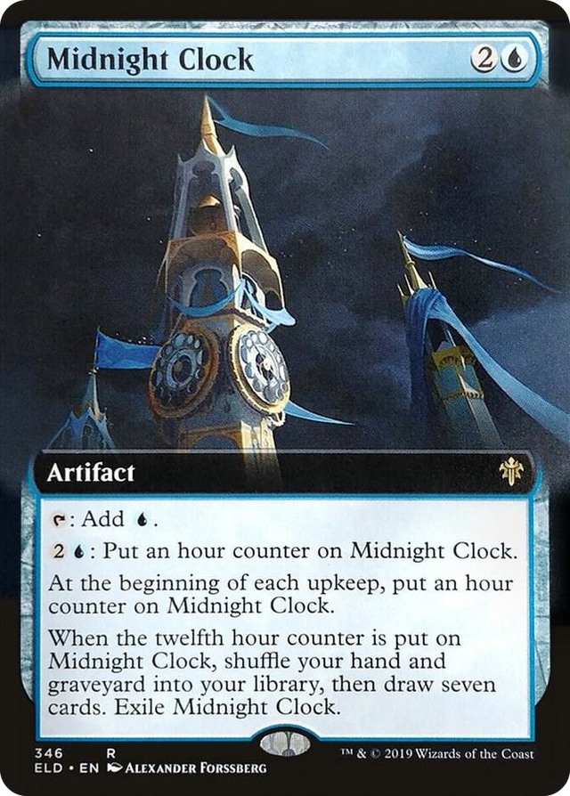 0346 Midnight Clock (Extended Art) R Throne of Eldraine