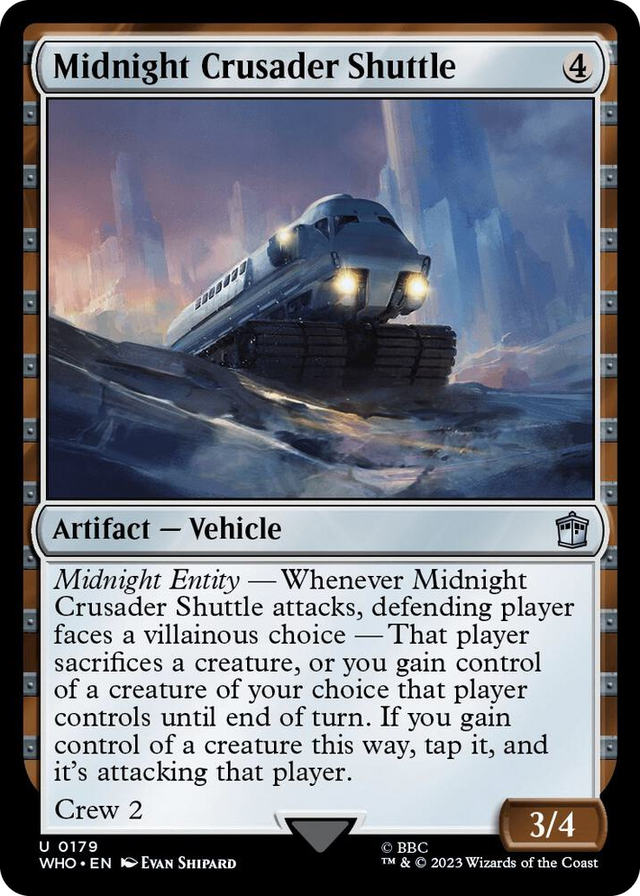 0179 Midnight Crusader Shuttle U Universes Beyond: Doctor Who