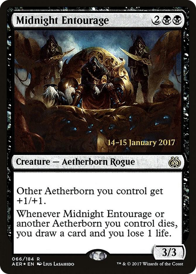 0066 Midnight Entourage R Prerelease Cards