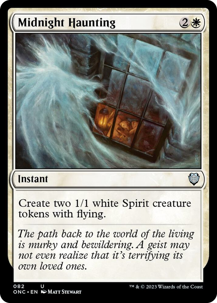 Midnight Haunting #82 U - Commander: Phyrexia: All Will Be One Pokemon card