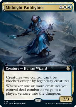 0322 Midnight Pathlighter (Extended Art) R Commander: Adventures in the Forgotten Realms
