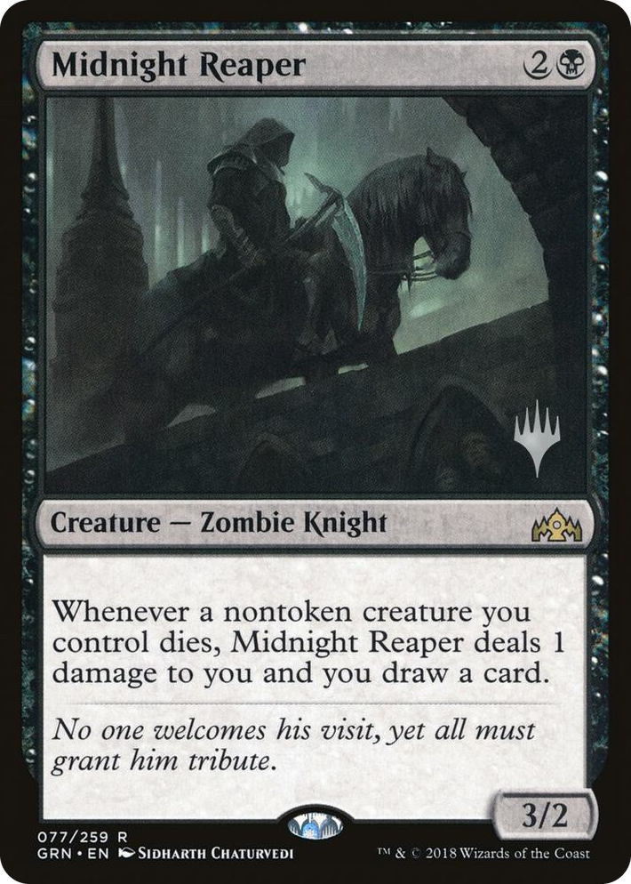 0077 Midnight Reaper R Promo Pack: Throne of Eldraine