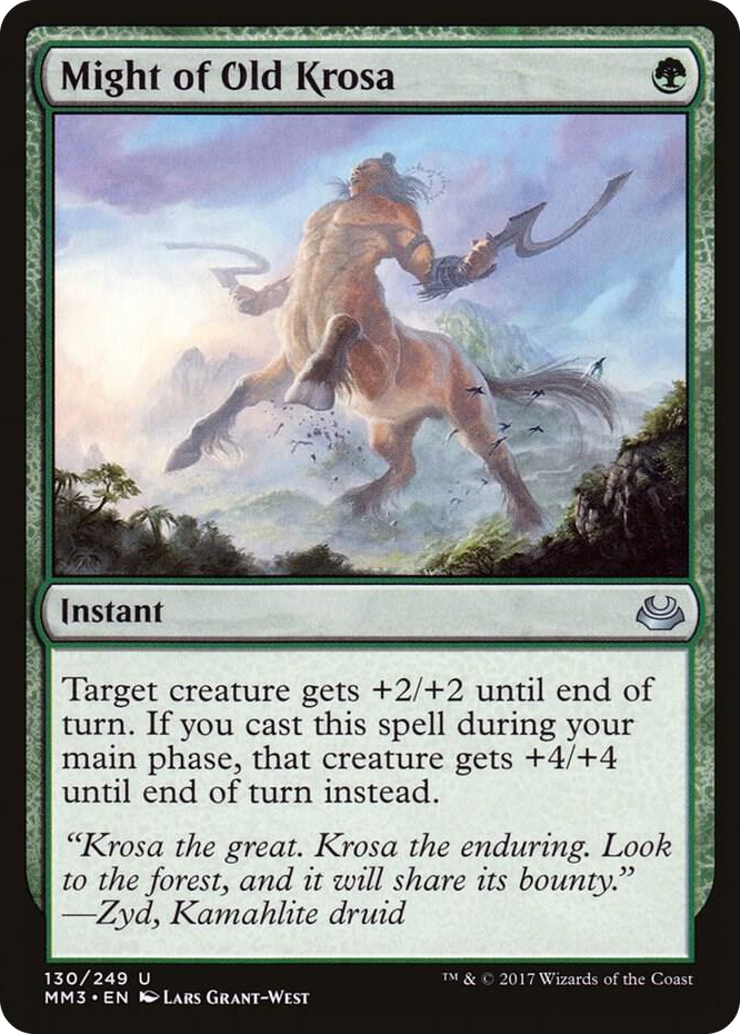 Might of Old Krosa #130 U - Modern Masters 2017 Pokemon card