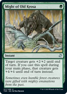 0217 Might of Old Krosa U Time Spiral: Remastered