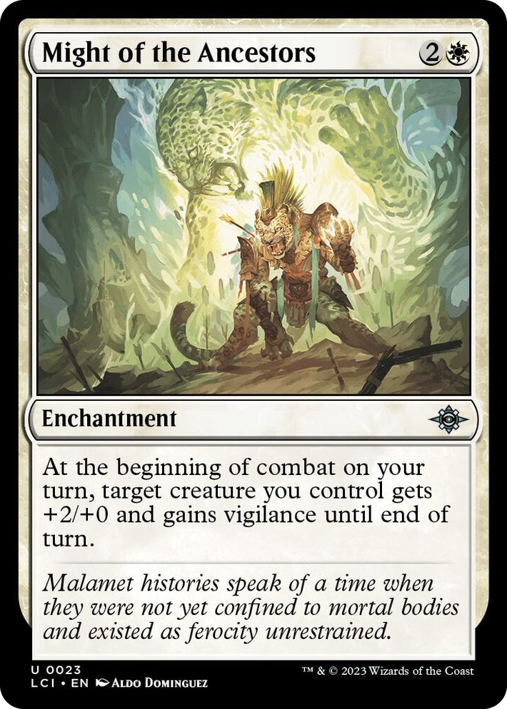 0023 Might of the Ancestors U The Lost Caverns of Ixalan