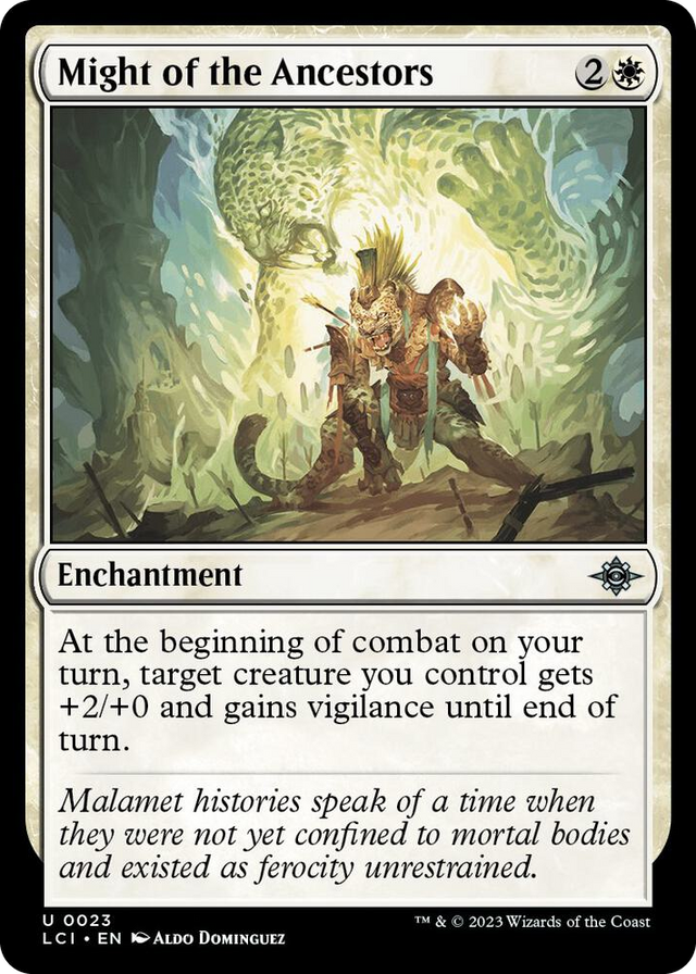 0023 Might of the Ancestors U The Lost Caverns of Ixalan