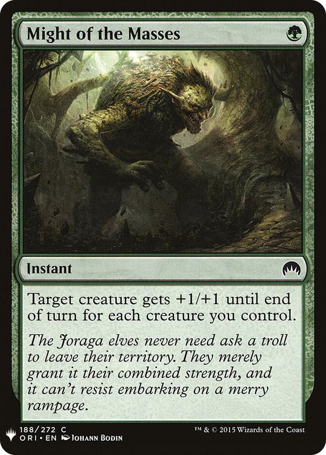 Might of the Masses #188 C - The List Reprints Pokemon card