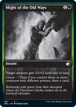 0189 Might of the Old Ways C Innistrad: Double Feature