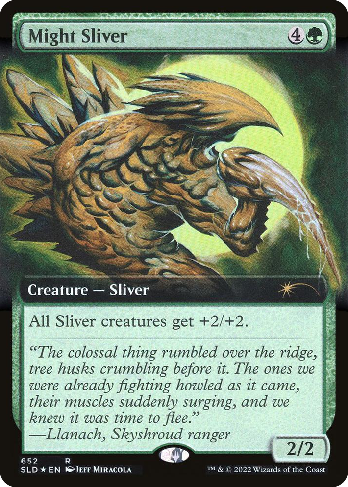 0652 Might Sliver (Extended Art) R Secret Lair Drop Series