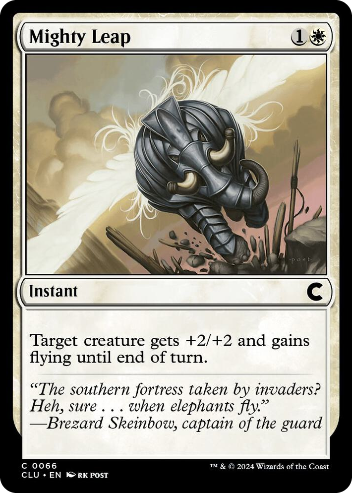 0066 Mighty Leap C Ravnica: Clue Edition