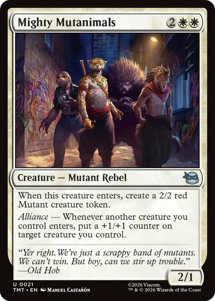 0021 Mighty Mutanimals U Teenage Mutant Ninja Turtles