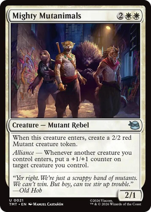 0021 Mighty Mutanimals U Teenage Mutant Ninja Turtles