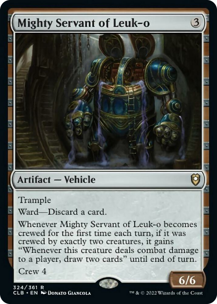 Mighty Servant of Leuk-o #324 R - Commander Legends: Battle for Baldur's Gate Pokemon card