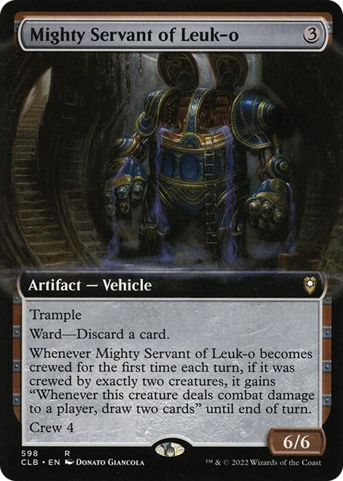 0598 Mighty Servant of Leuk-o (Extended Art) R Commander Legends: Battle for Baldur's Gate