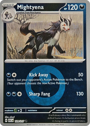 0129 Mightyena - 129/217 (Energy Symbol Pattern) Uncommon Ascended Heroes