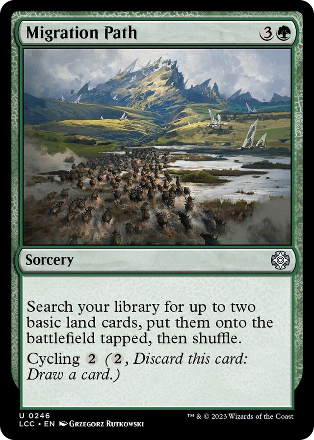 0246 Migration Path U Commander: The Lost Caverns of Ixalan