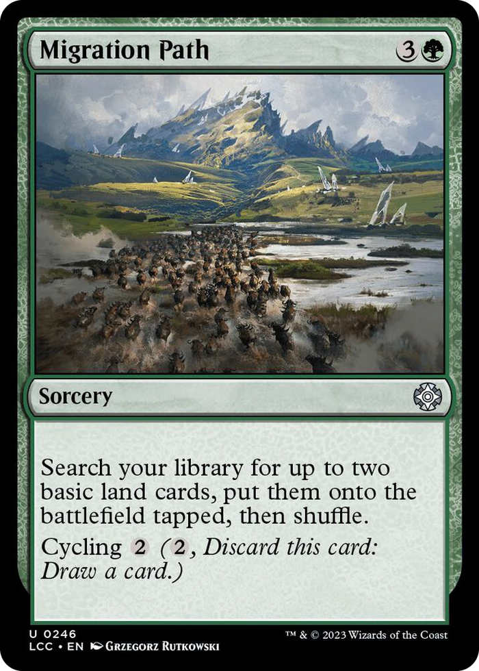 Migration Path #246 U - Commander: The Lost Caverns of Ixalan Pokemon card
