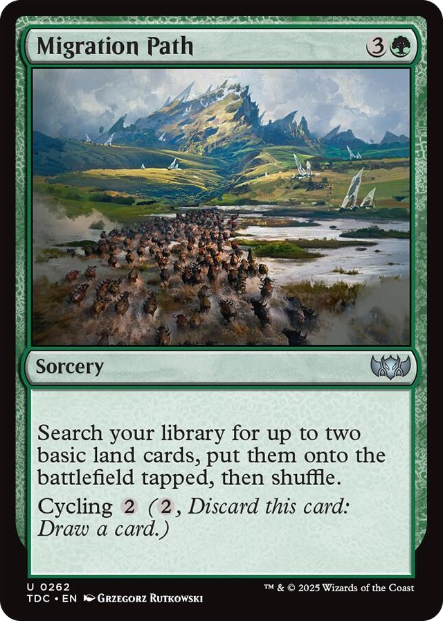 0262 Migration Path U Commander: Tarkir: Dragonstorm