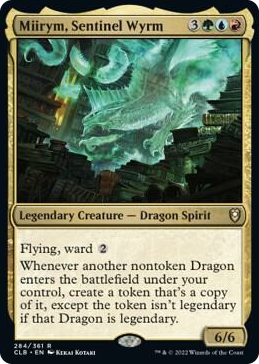 0284 Miirym, Sentinel Wyrm R Commander Legends: Battle for Baldur's Gate