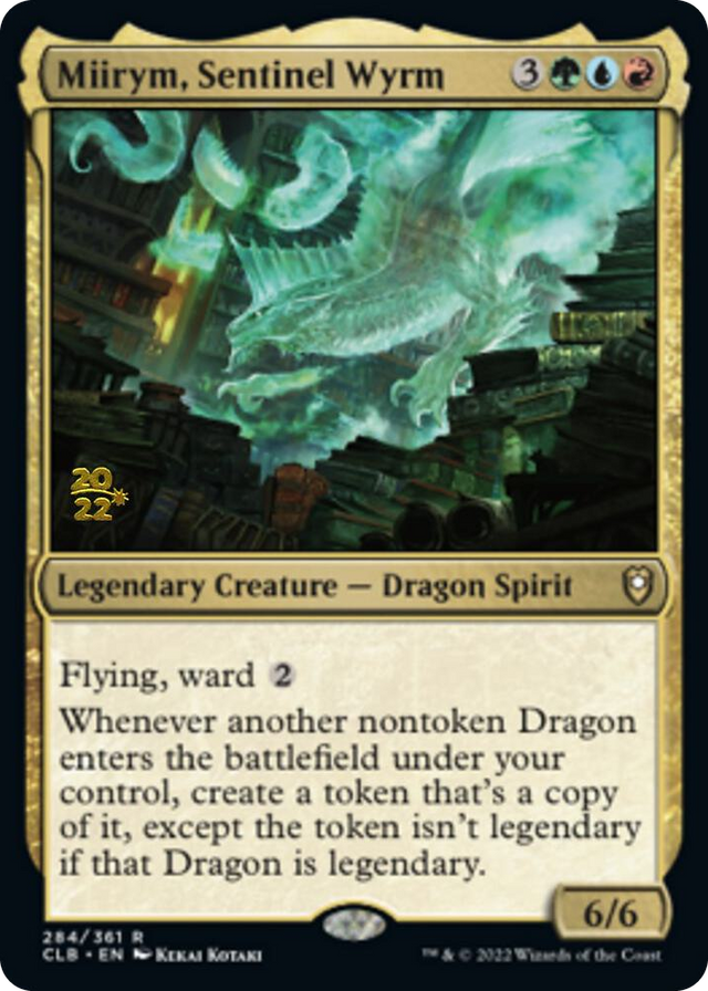 0284 Miirym, Sentinel Wyrm R Prerelease Cards