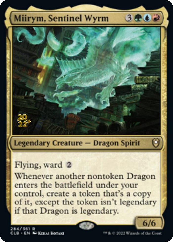 Miirym, Sentinel Wyrm #284 R - Prerelease Cards Pokemon card