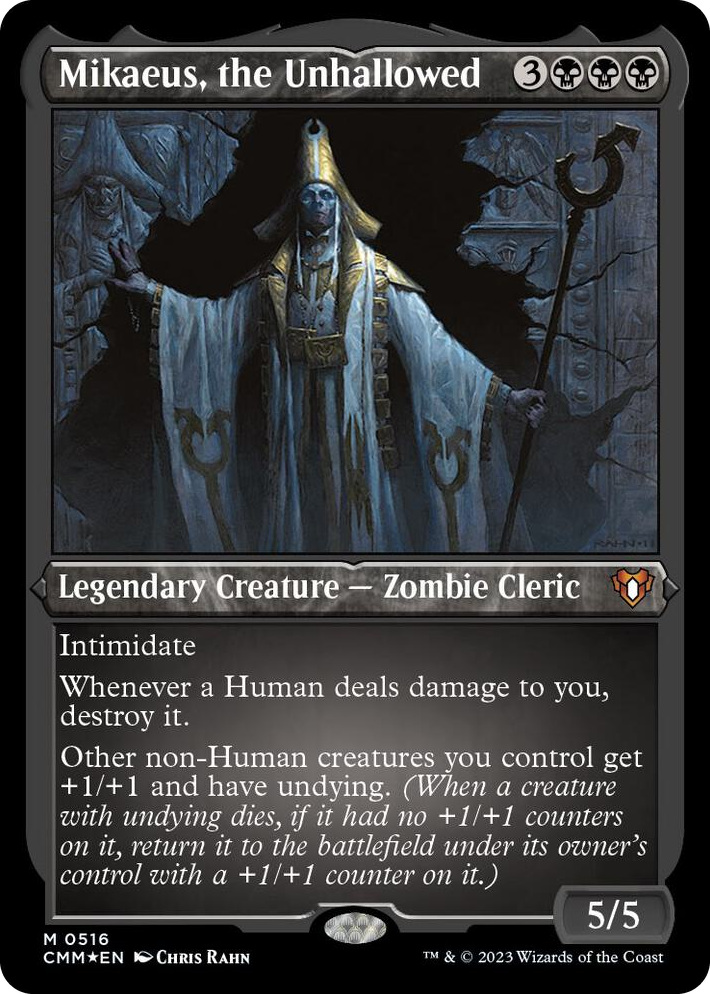 0516 Mikaeus, the Unhallowed (Foil Etched) M Commander Masters