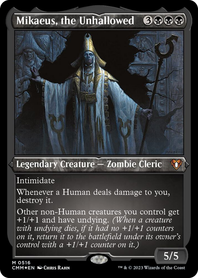 0516 Mikaeus, the Unhallowed (Foil Etched) M Commander Masters