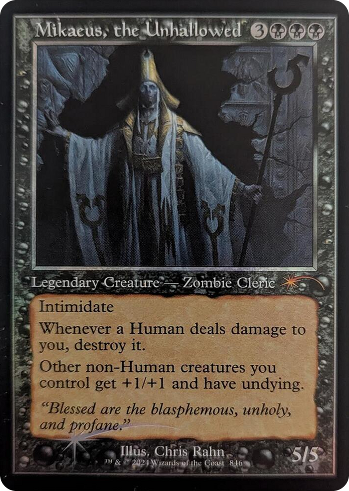 Mikaeus, the Unhallowed (Retro Frame) #846 M - Secret Lair Drop Series Pokemon card