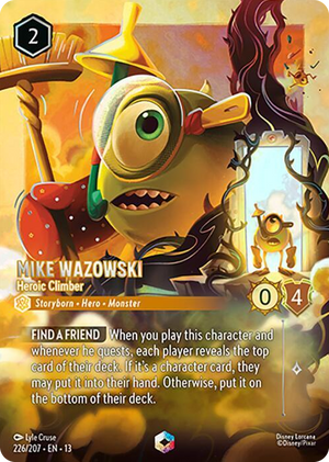 0226 Mike Wazowski - Heroic Climber (Enchanted) Enchanted Attack of the Vine!
