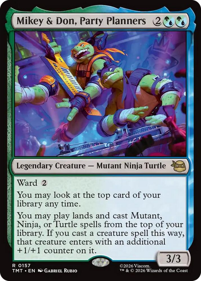 0157 Mikey & Don, Party Planners R Teenage Mutant Ninja Turtles