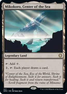0217 Mikokoro, Center of the Sea R Commander: Dominaria United