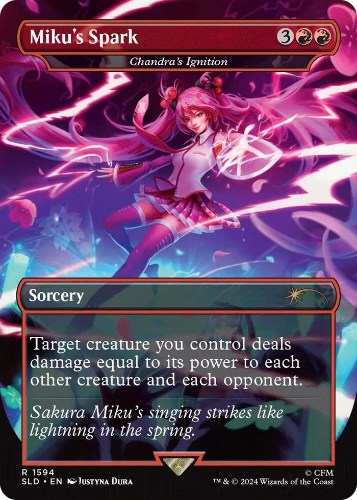 1594 Miku's Spark - Chandra's Ignition R Secret Lair Drop Series