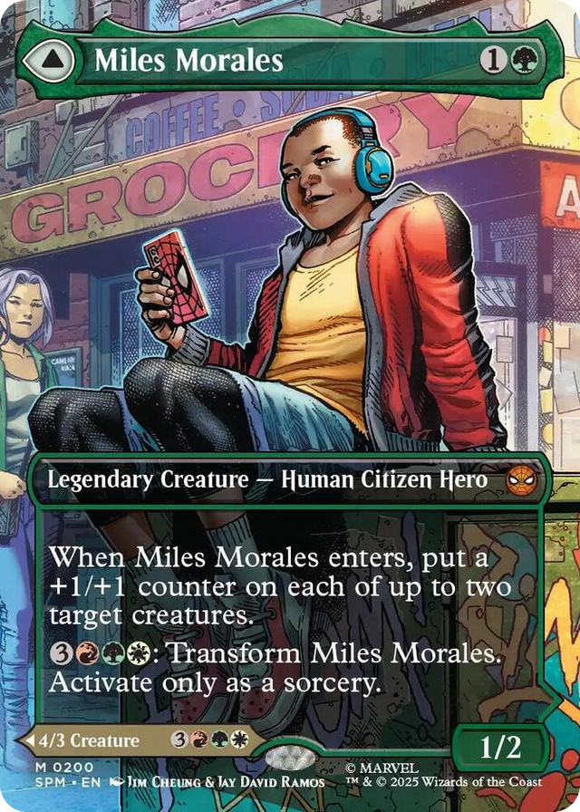 0200 Miles Morales (0200) (Borderless) M Marvel's Spider-Man