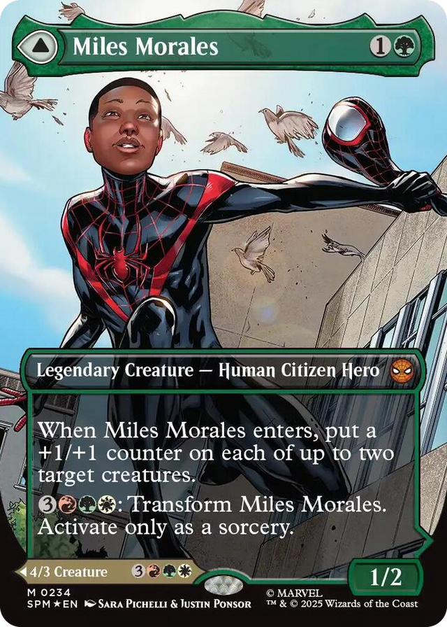 0234 Miles Morales (0234) (Borderless) M Marvel's Spider-Man