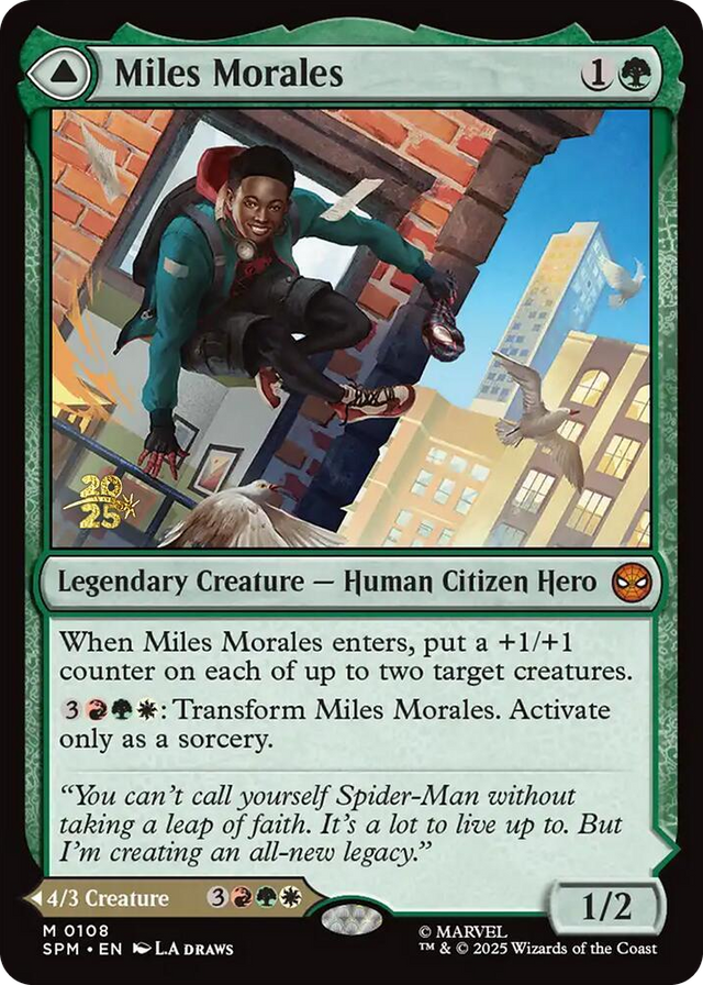 0108 Miles Morales M Prerelease Cards