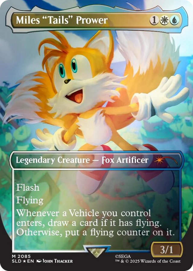2085 Miles "Tails" Prower (Rainbow Foil) M Secret Lair Drop Series