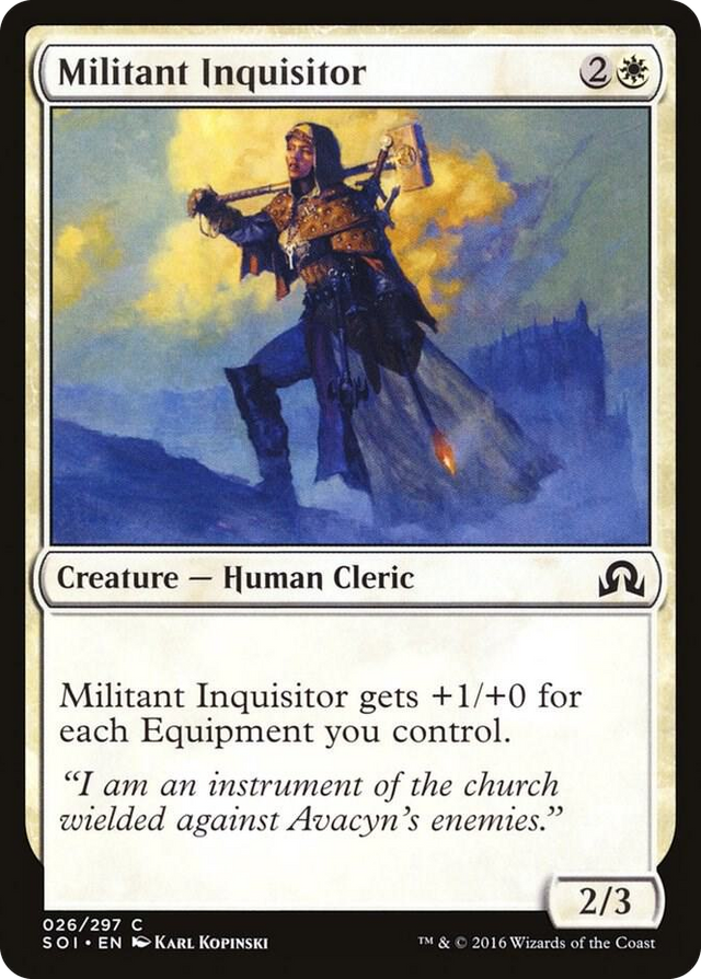 0026 Militant Inquisitor C Shadows over Innistrad
