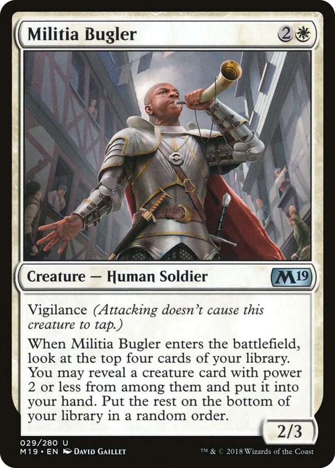 0029 Militia Bugler U Core Set 2019