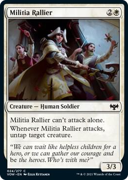 0024 Militia Rallier C Innistrad: Crimson Vow