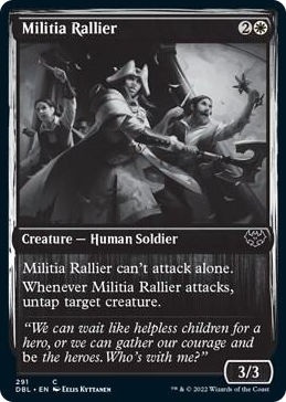 0291 Militia Rallier C Innistrad: Double Feature