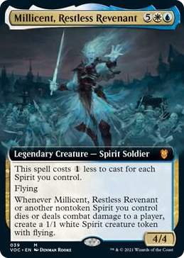 0039 Millicent, Restless Revenant (Extended Art) M Commander: Innistrad: Crimson Vow