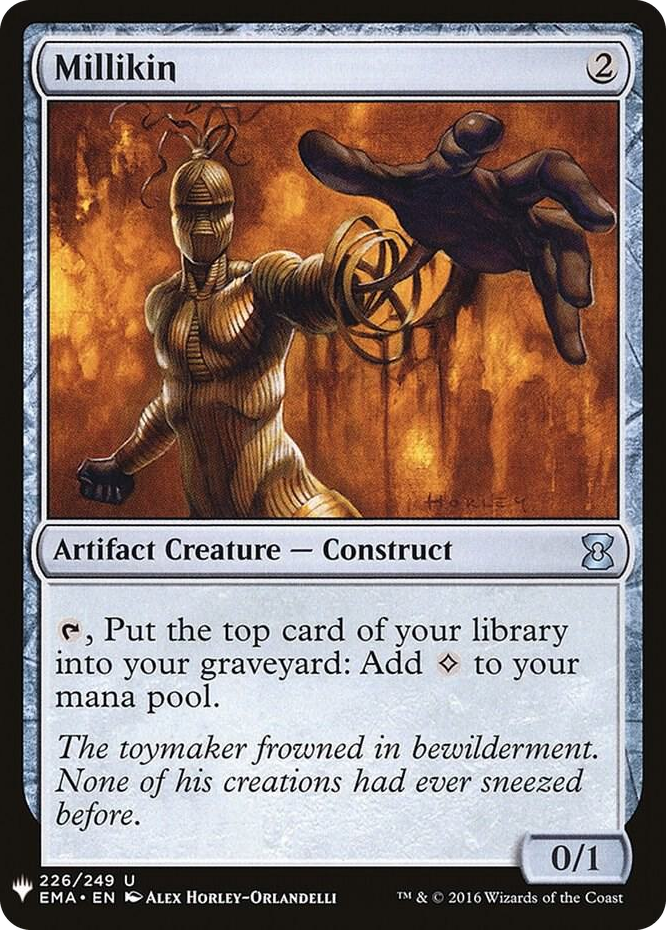 Millikin #226 U - The List Reprints Pokemon card