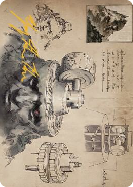 0067 Millstone Art Card (Gold-Stamped Signature) S Art Series: The Brothers' War