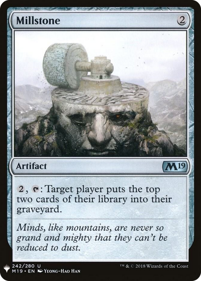 0242 Millstone (M19) U The List Reprints