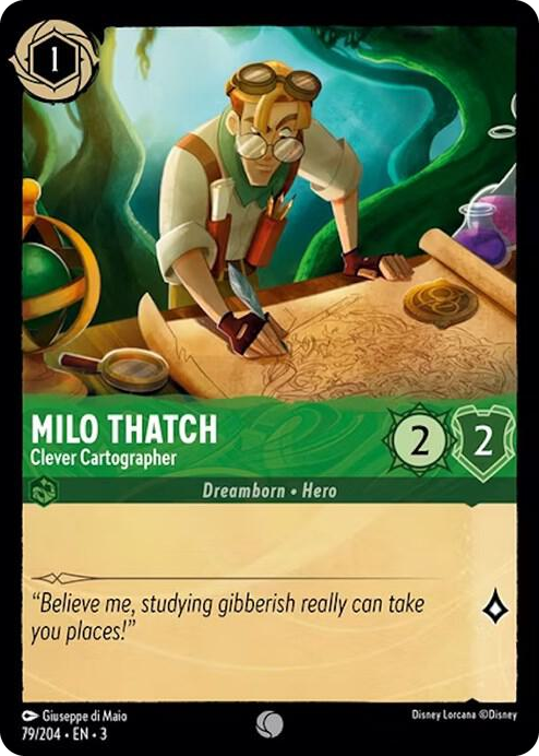 0079 Milo Thatch - Clever Cartographer Common Into the Inklands