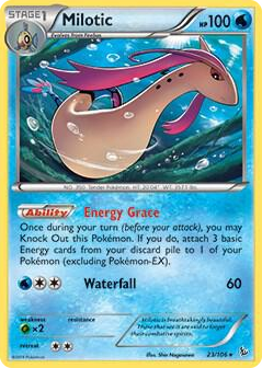 0023 Milotic - 23/106 (XY Flashfire) Rare Deck Exclusives