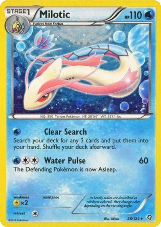 0028 Milotic - 28/124 (Cosmos Holo) Promo Blister Exclusives