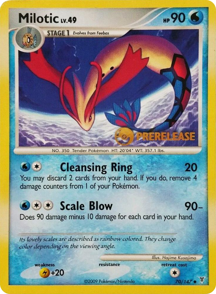 0070 Milotic - 70/147 (Prerelease) Promo Nintendo Promos