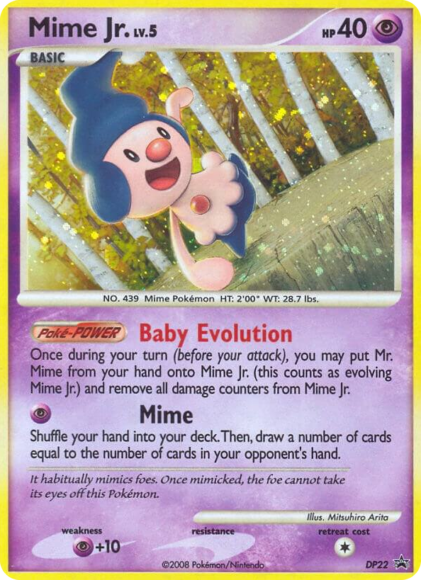 DP022 Mime Jr. - DP22 Promo Diamond and Pearl Promos