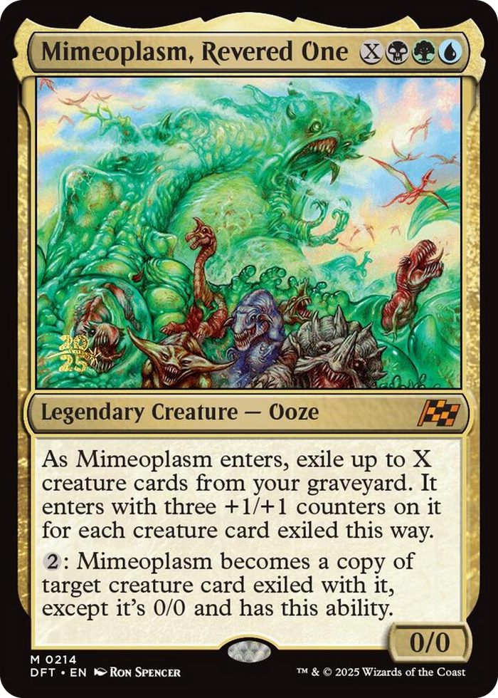 Mimeoplasm, Revered One #214 M - Prerelease Cards Pokemon card